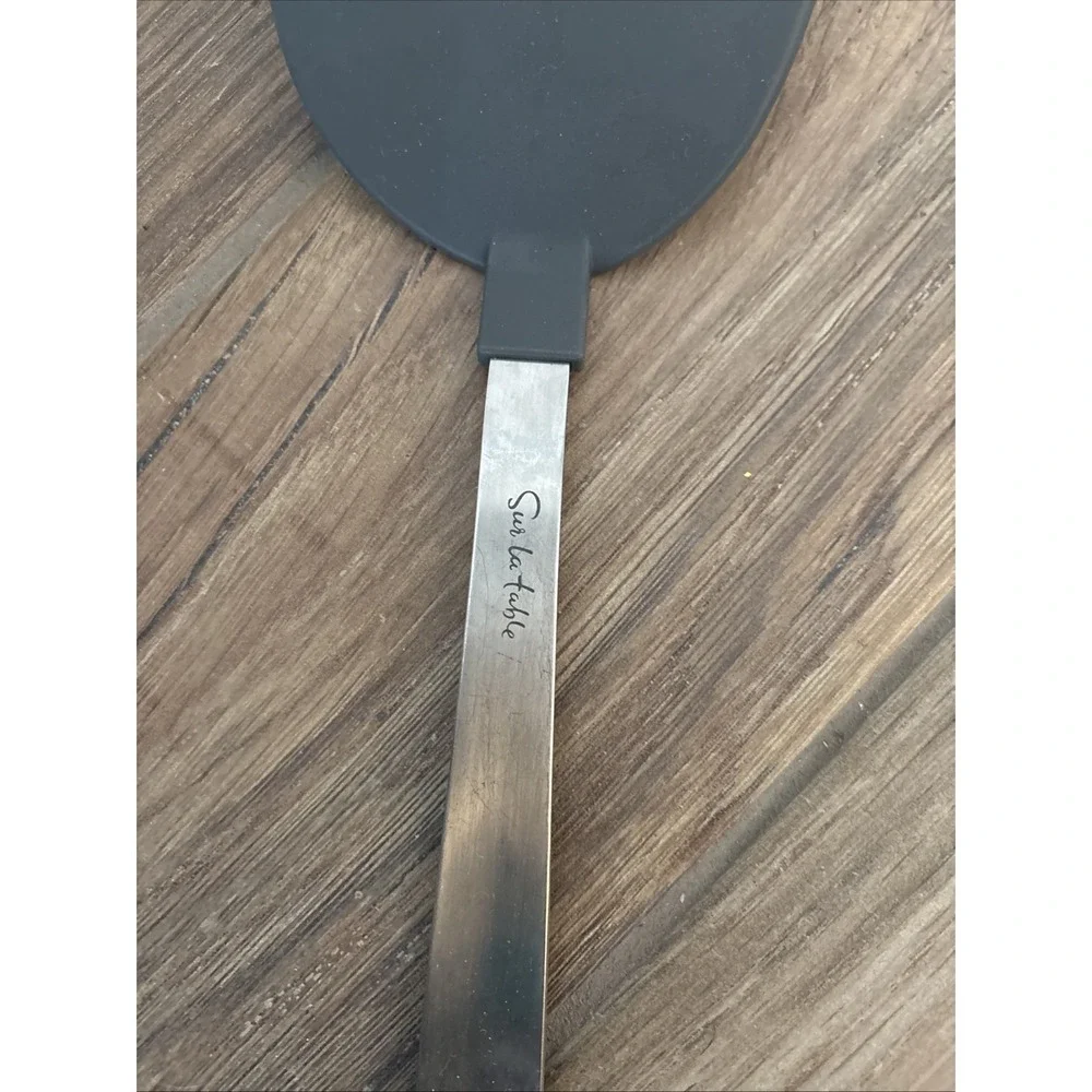 Sur La Table Grey Spatula Flex-Core Silicone w/ Stainless Steel Handle
